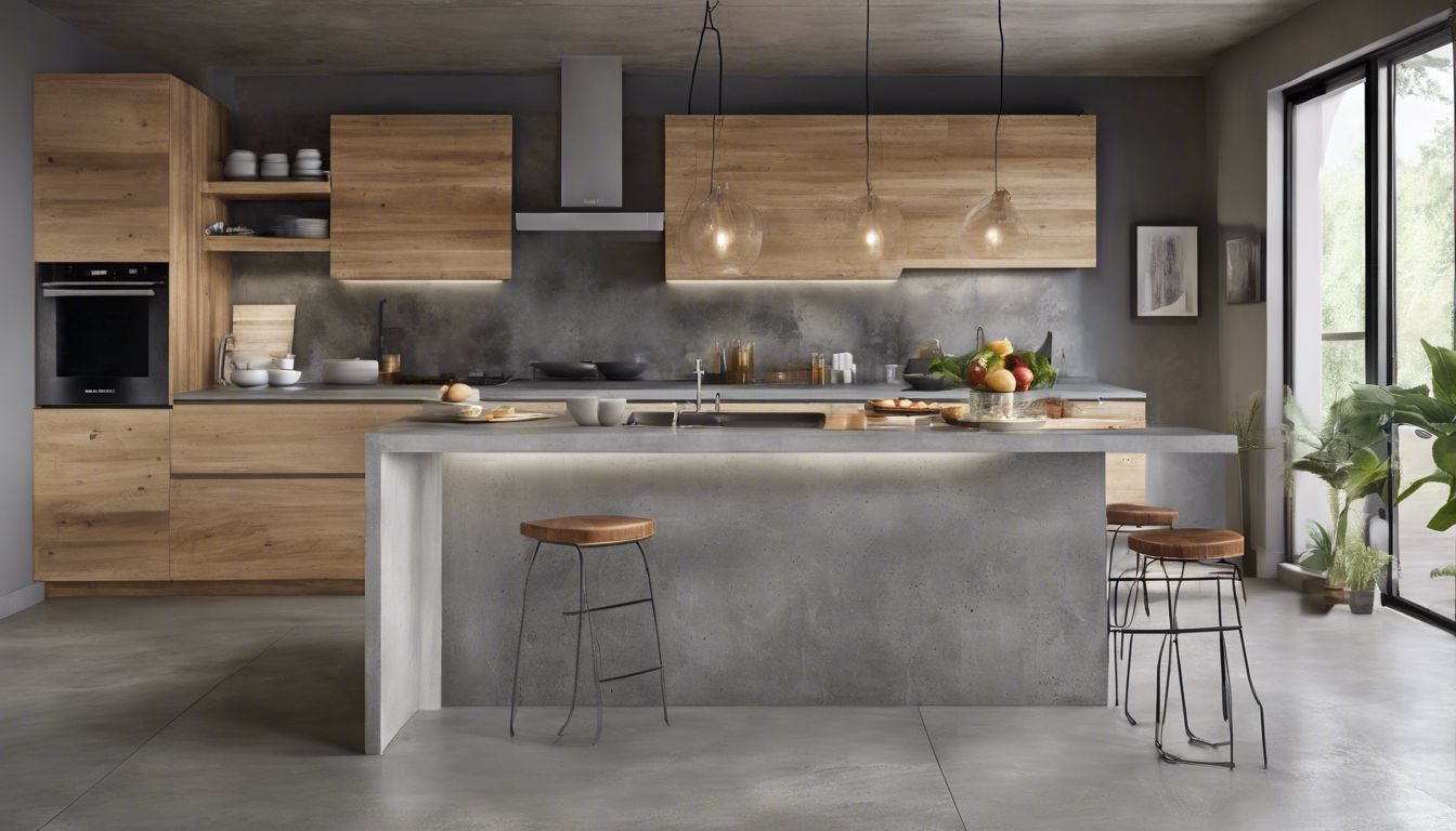 découvrez notre guide complet sur le plan de travail effet béton, idéal pour créer une cuisine moderne et esthétique. inspirez-vous de conseils pratiques et d'astuces déco pour transformer votre espace cuisine en un lieu tendance et fonctionnel.