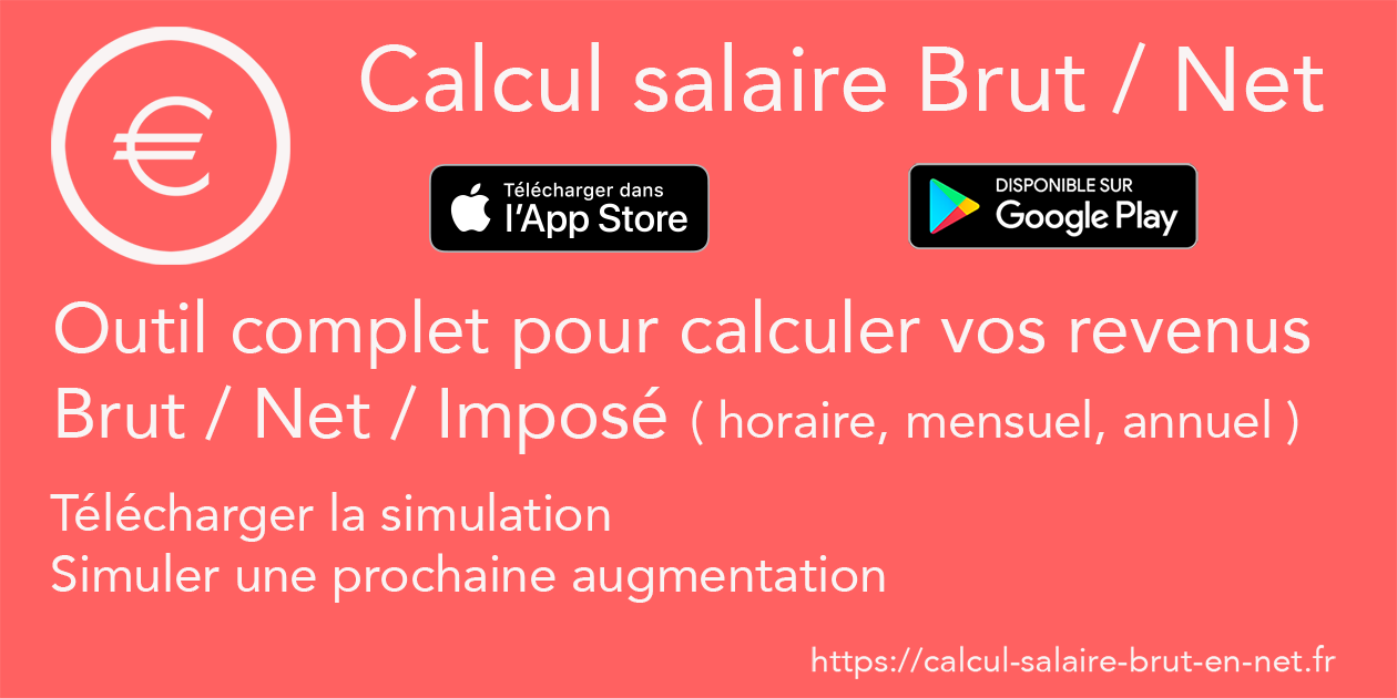 Simulation de conversion d’un salaire brut de 32 000 euros en net à l'aide d'un calculateur
